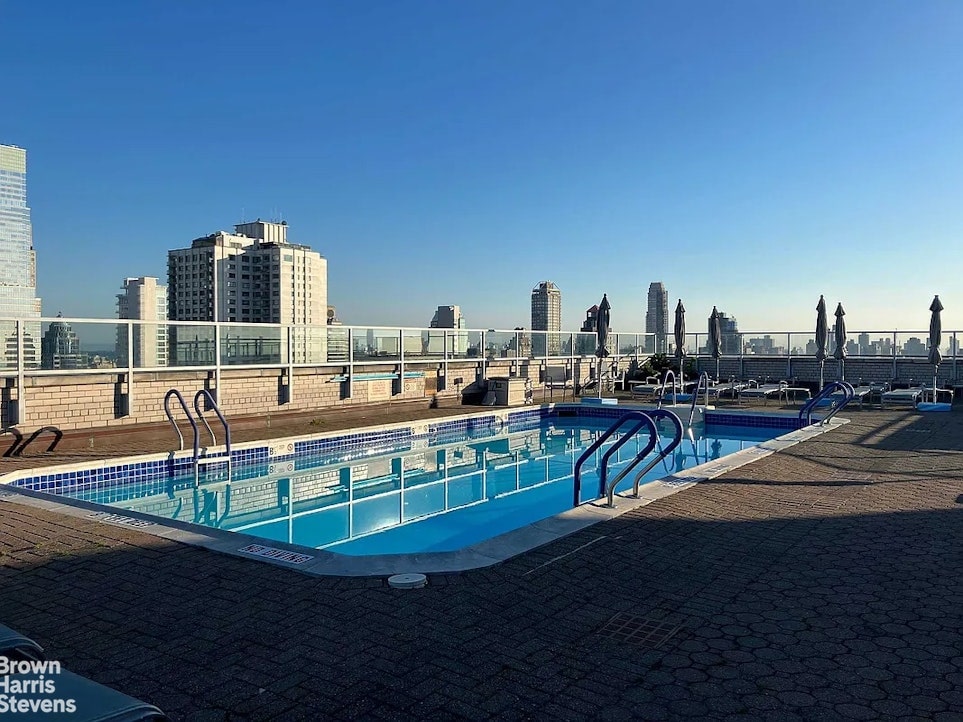 pool with fence