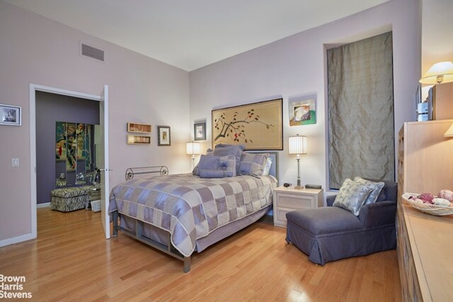 56 Pine St Unit 3B, New York City, NY 10005 - bedroom with light wood-type flooring