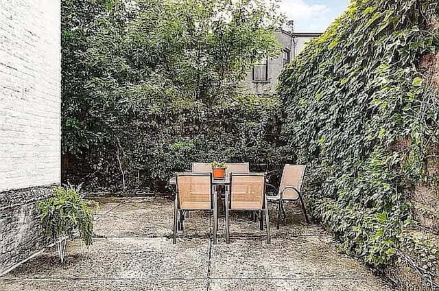 68 Stratford Rd Unit 1A, New York City, NY 11218 - view of patio featuring outdoor dining space