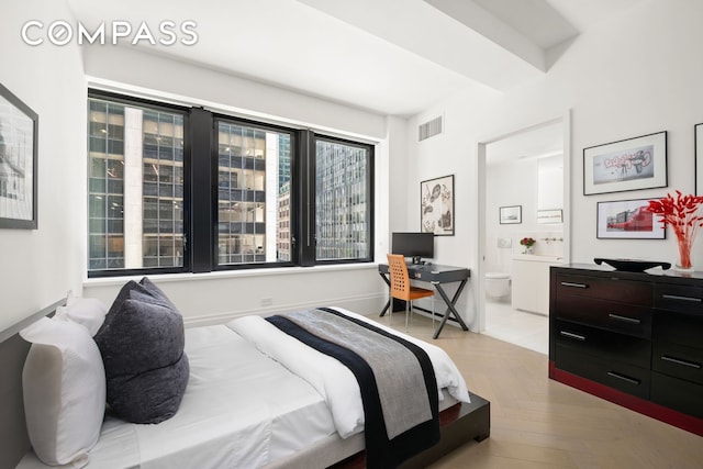 101 Wall St Unit 5Be, New York City, NY 10005 - bedroom with ensuite bathroom