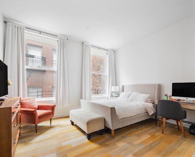 53 Warren St Unit 4, New York City, NY 10007 - bedroom featuring light wood-style floors and a desk