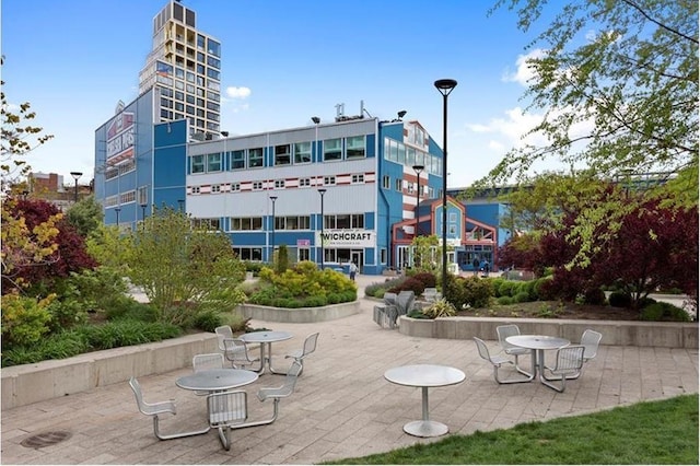 view of home's community featuring a patio