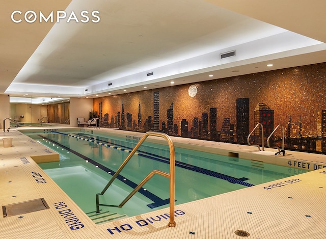 view of indoor pool