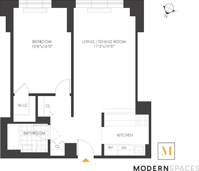 4-74 48th Ave Unit 8-M, New York City, NY 11109 - floor plan / room layout