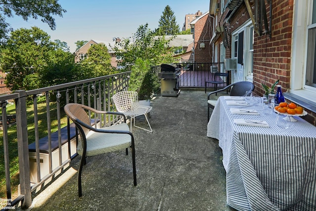 4601 Henry Hudson Pkwy Unit A7, New York City, NY 10471 - balcony featuring a grill and cooling unit