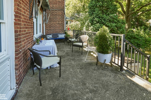 4601 Henry Hudson Pkwy Unit A7, New York City, NY 10471 - view of patio / terrace with an outdoor hangout area