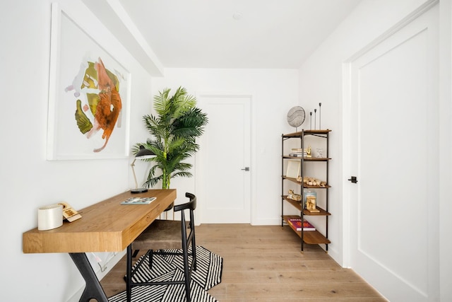44 Box St Unit 5C, New York City, NY 11222 - office with light wood-style flooring