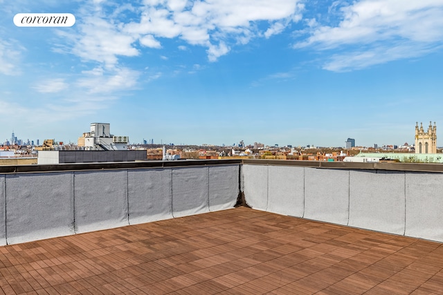 222 Parkville Ave Unit 6B, New York City, NY 11230 - view of patio / terrace featuring a city view