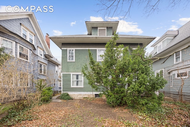 447 E 17th St, New York City, NY 11226 - back of property with fence