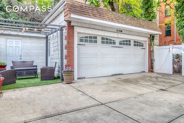 232 Maple St, New York City, NY 11225 - garage with driveway