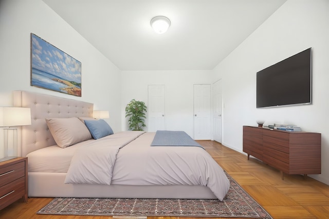 bedroom featuring baseboards