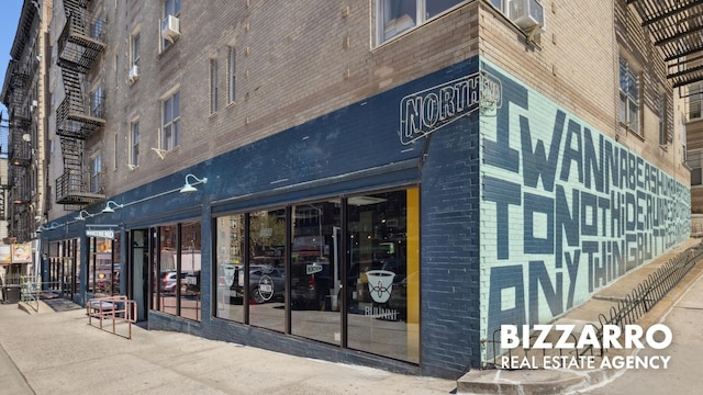 553 W 182nd St Unit 2R, New York City, NY 10033 - property entrance with brick siding