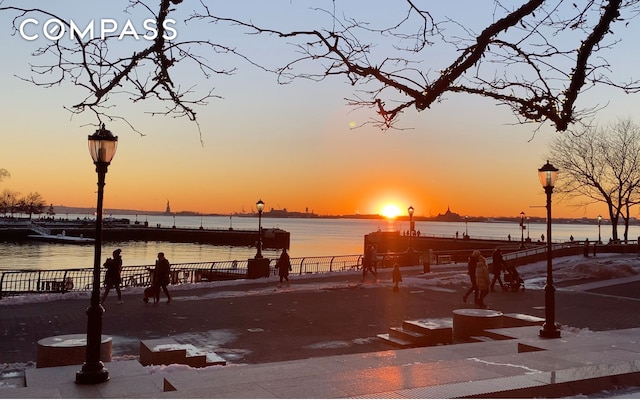 380 Rector Pl Unit 7Lmn, New York City, NY 10280 - dock with a water view