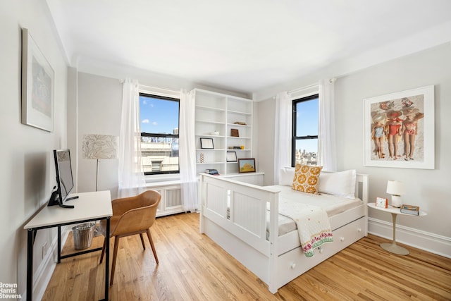 878 W End Ave Unit 16Cd, New York City, NY 10025 - bedroom featuring light wood-style floors