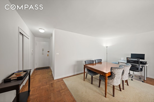 139 E 33rd St Unit 11L, New York City, NY 10016 - office area with baseboards