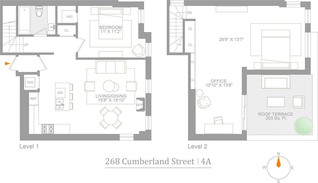 268 Cumberland St Unit 4A, New York City, NY 11205 - home floor plan