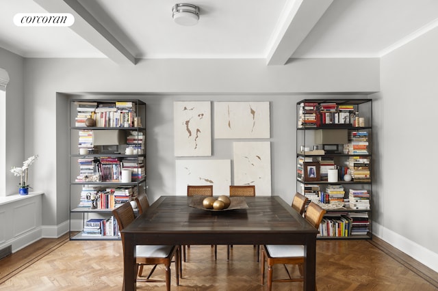 1200 5th Ave Unit 2A, New York City, NY 10029 - dining room with baseboards