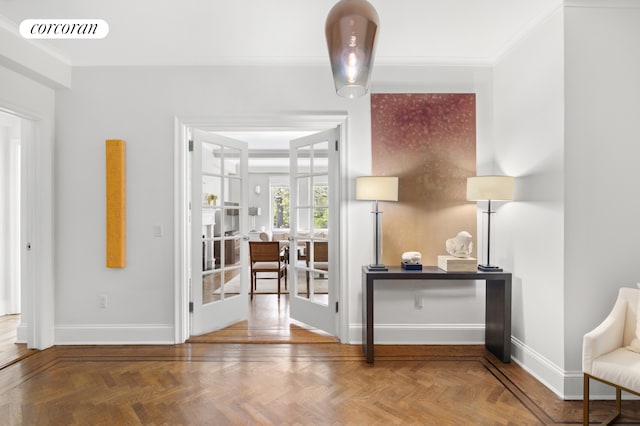 1200 5th Ave Unit 2A, New York City, NY 10029 - sitting room with baseboards and ornamental molding