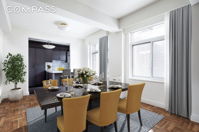 715 Park Ave Unit 11A, New York City, NY 10021 - dining area with baseboards