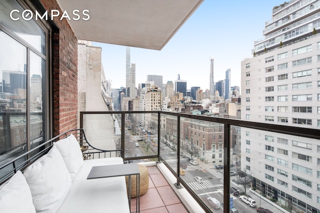 715 Park Ave Unit 11A, New York City, NY 10021 - balcony featuring a view of skyline
