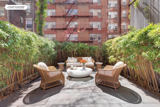 226 W 71st St, New York City, NY 10023 - view of patio featuring outdoor lounge area