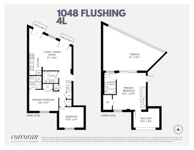 1048 Flushing Ave Unit 4L, New York City, NY 11237 - floor plan / room layout