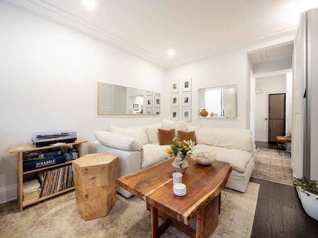 view of living area