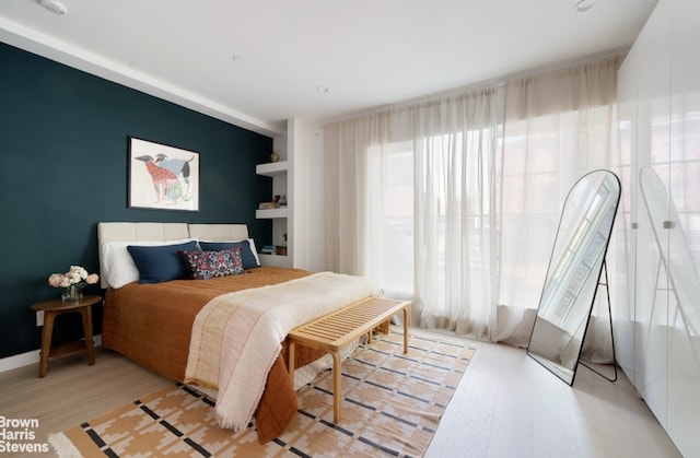 444 Pulaski St Unit 1, New York City, NY 11221 - bedroom featuring light wood finished floors