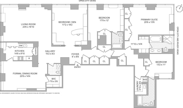 300 E 77th St Unit 30B, New York City, NY 10075 - room layout