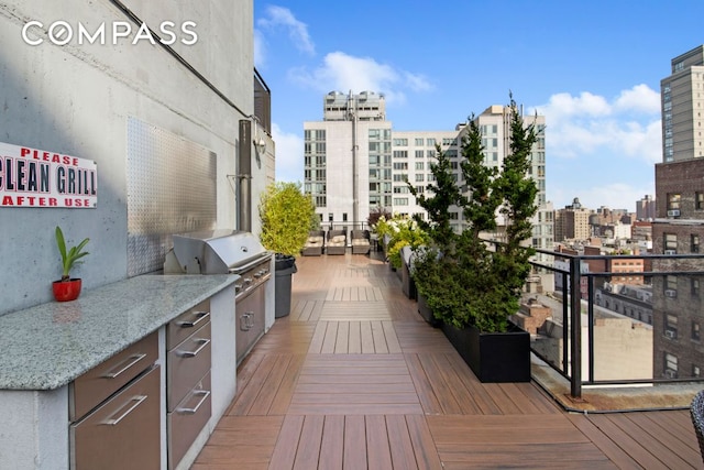 148 E 24th St Unit 12B, New York City, NY 10010 - deck featuring a city view