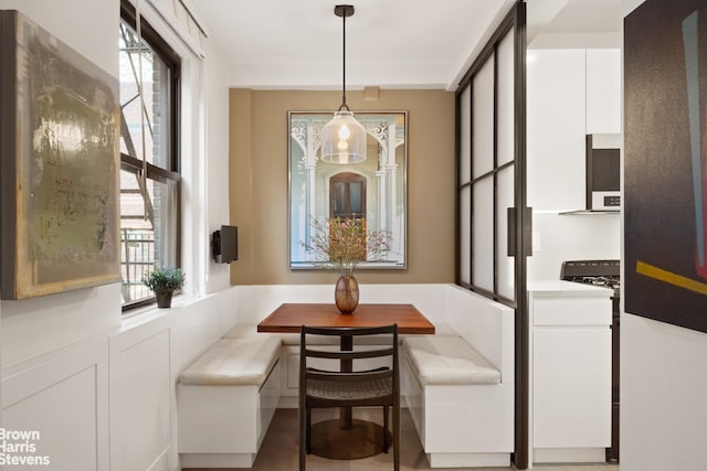dining space with breakfast area and healthy amount of natural light