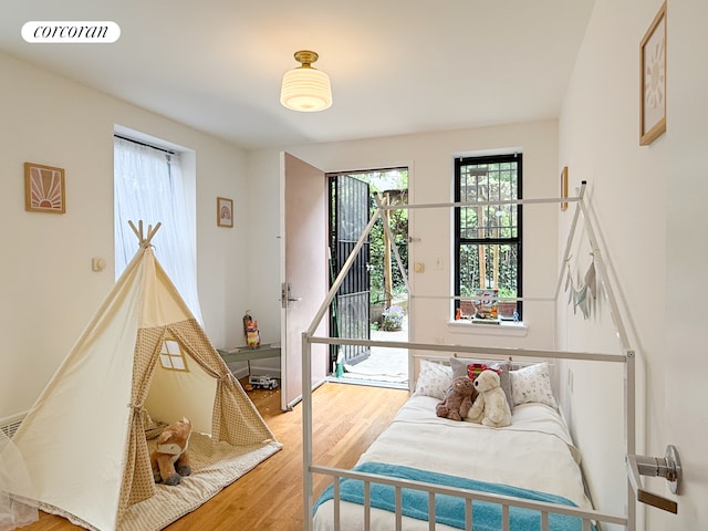 420 Classon Ave Unit C, New York City, NY 11238 - bedroom with wood finished floors and visible vents