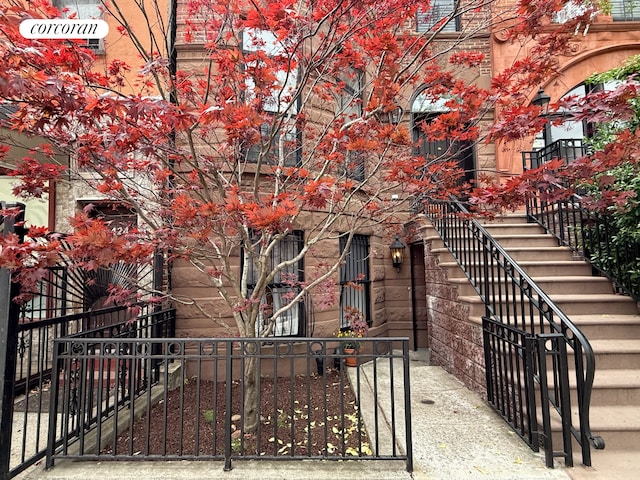 420 Classon Ave Unit C, New York City, NY 11238 - exterior space featuring stairway and fence
