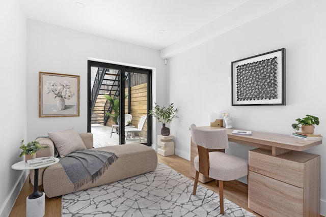 256 Putnam Ave Unit 1, New York City, NY 11216 - office with light wood-style floors and recessed lighting