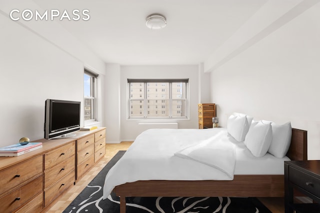11 5th Ave Unit 18A, New York City, NY 10003 - bedroom featuring baseboards