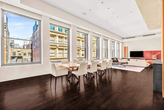 92 Greene St Unit 4, New York City, NY 10012 - dining space with hardwood / wood-style flooring