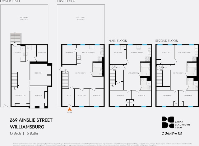 269 Ainslie St, New York City, NY 11211 - floor plan