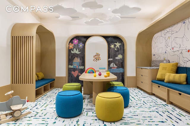 378 W End Ave Unit 11B, New York City, NY 10024 - playroom with arched walkways