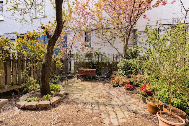 6 3rd St, New York City, NY 11231 - view of yard with a patio and fence