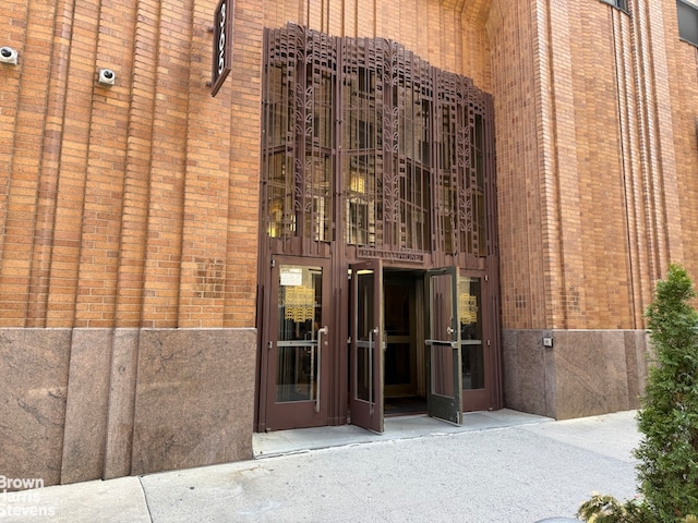 365 Bridge St Unit 23C, New York City, NY 11201 - property entrance featuring brick siding