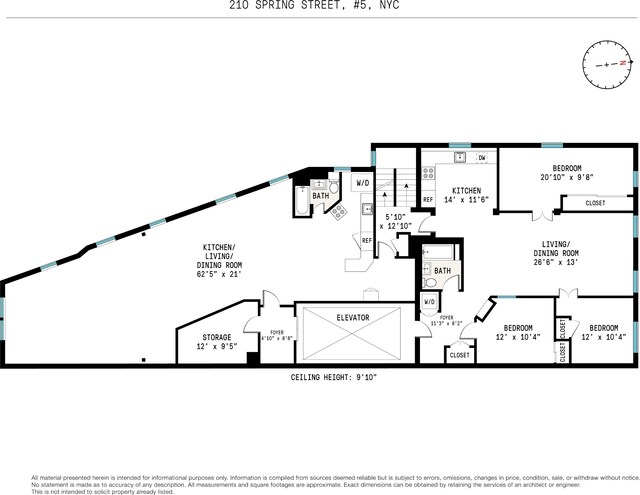 210 Spring St Unit 5, New York City, NY 10012 - view of layout