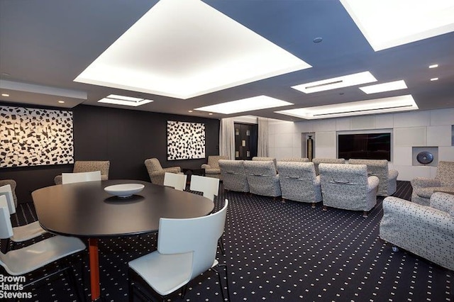 15 W 53rd St Unit 27E, New York City, NY 10019 - view of carpeted home theater