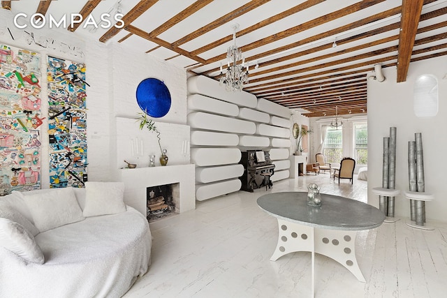 view of living area
