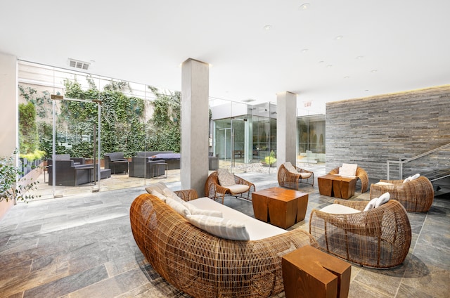 303 E 33rd St Unit 7C, New York City, NY 10016 - view of patio with an outdoor hangout area