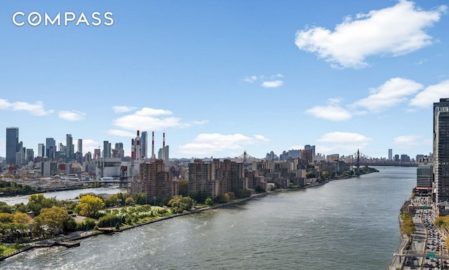 45 E End Ave Unit 10F, New York City, NY 10028 - water view featuring skyline