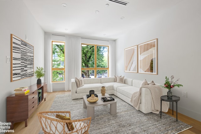 1020 Hancock St Unit 1A, New York City, NY 11221 - living area featuring light wood finished floors and baseboards
