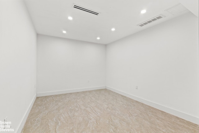 1020 Hancock St Unit 1A, New York City, NY 11221 - spare room with recessed lighting and baseboards