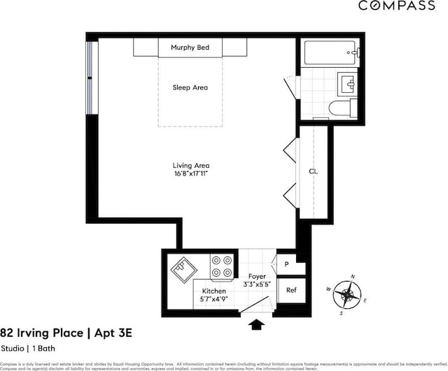 82 Irving Pl Unit 3E, New York City, NY 10003 - home floor plan
