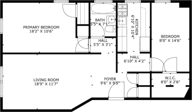67-25 Clyde St Unit 1G, New York City, NY 11375 - floor plan