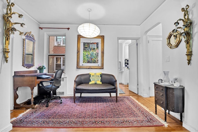 30 Bogardus Pl Unit 2B, New York City, NY 10040 - office with baseboards
